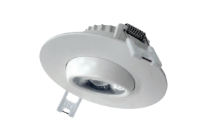 Disc. 3" LED Gimbal Downlight, 9W