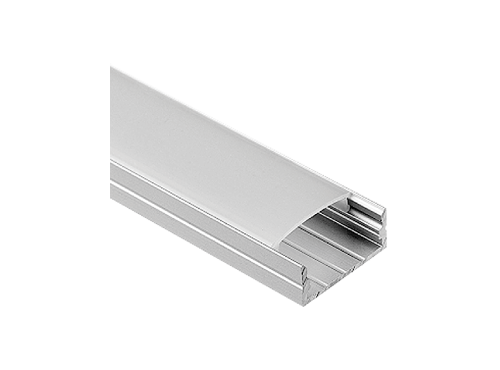 The LV-ALP2208 is a surface mount aluminum extrusion designed to protect and enhance your LED strip installations. It comes with a frosted PC cover to diffuse light evenly and reduce glare. LV-ALP2908