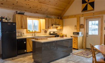 Kitchen photo in sustainable off-grid home project by Magic Lite
